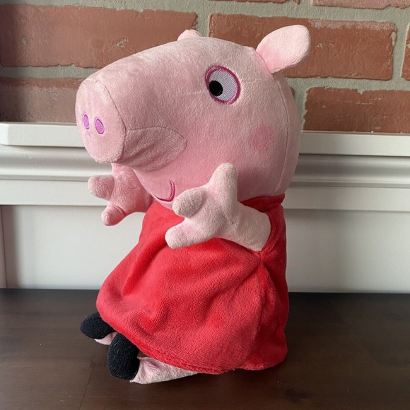 Peppa Pig Interactive Talking & Moving Stuffed Toy Tv Show Cartoon Plush - Read - Picture 1 of 8